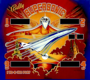 Bally SupersonicPinball